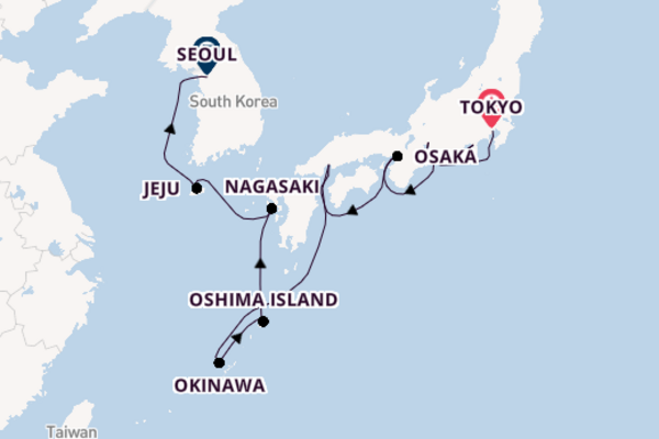 All Inclusive Japan and South Korea with Tokyo Stay