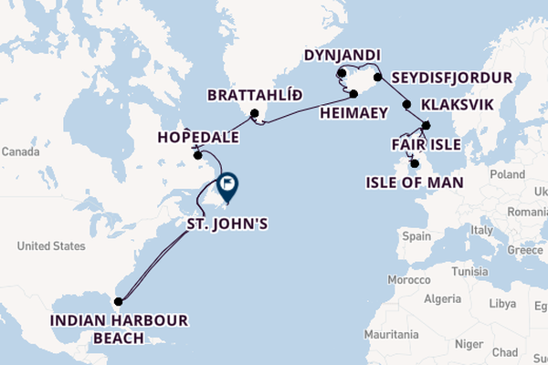 Transatlantic from Belfast, Northern Ireland, United Kingdom with the Seabourn Venture