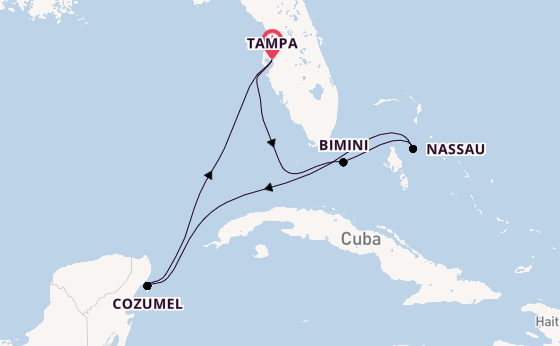 Caribbean vanaf Tampa, Verenigde Staten met de Celebrity Summit