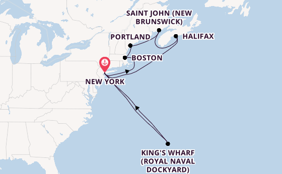 Canada, New England & Bermuda: Fall Foliage to Sun Drenched Shores