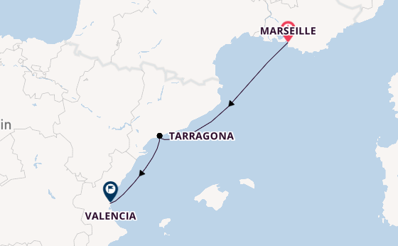 Western Mediterranean from Marseille, France with the MSC Orchestra 