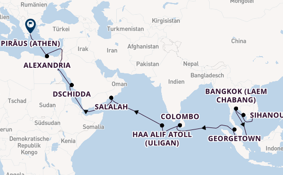 Südostasien ab Ho-Chi-Minh-Stadt, Vietnam auf der VASCO DA GAMA