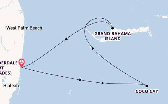 Karibik ab Fort Lauderdale (Port Everglades), USA auf der Jewel of the Seas