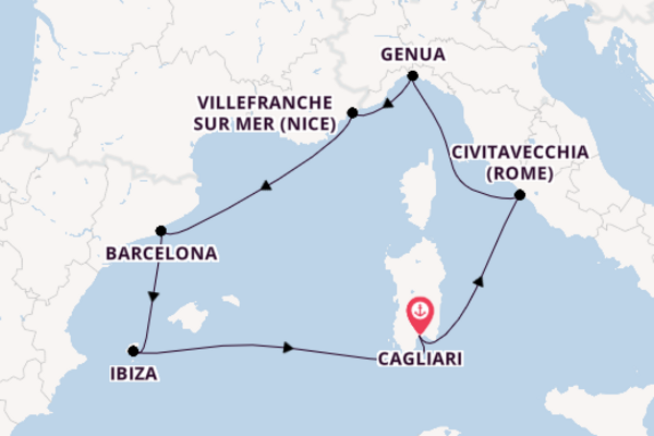 Cruise met MSC Cruises naar het charmante Cagliari
