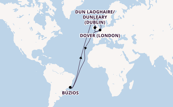 Transatlantic from Greenwich (London), England with the Viking Sky