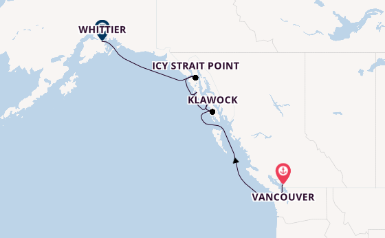 Alaska & West Canada from Vancouver, Canada with the Luminara