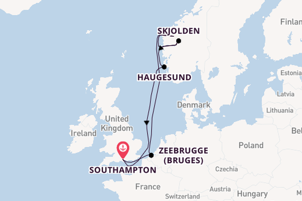 Norway from Southampton, England with the Liberty of the Seas