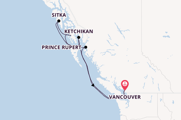 Alaska & West Canada from Vancouver, Canada with the Luminara
