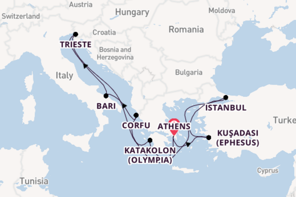 Greece, Turkey & Italy With Athens Stay