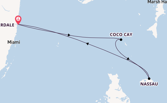 Caribbean vanaf Fort Lauderdale, Verenigde Staten met de Jewel of the Seas®