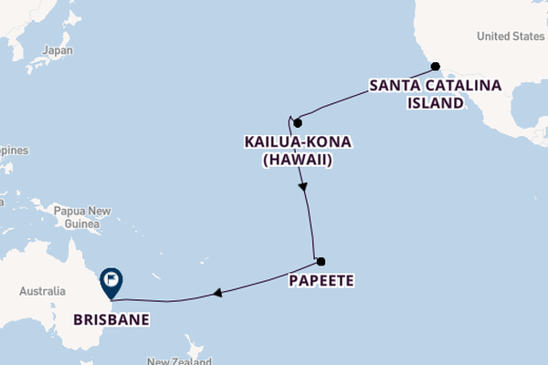 Transpacific from Los Angeles, California, USA with the Quantum of the Seas