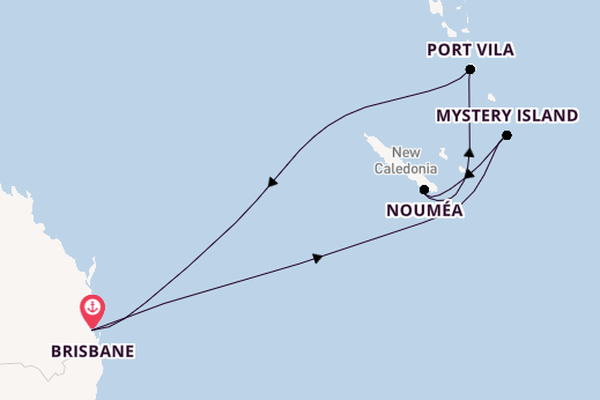South Pacific from Brisbane, Australia with the Voyager of the Seas 