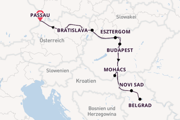 Einzigartige Reise über Budapest in 14 Tagen
