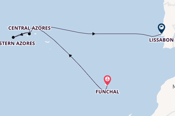Portugal ab Funchal, Madeira auf der HANSEATIC nature
