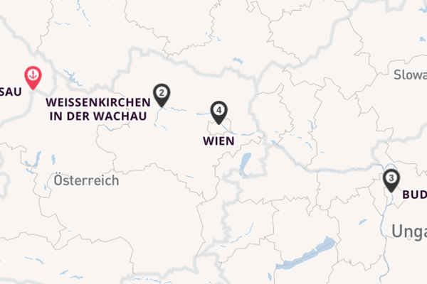 Donau ab Passau auf der MS COMPASS EMPRESS