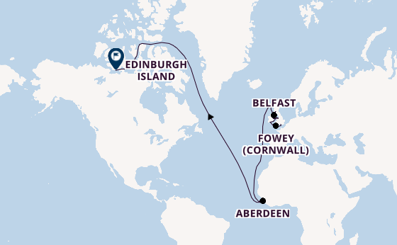 Transatlantic from Southampton, England with the Seven Seas Voyager