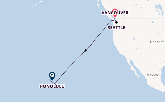 Polynesia from Vancouver, British Columbia with the Anthem of the Seas