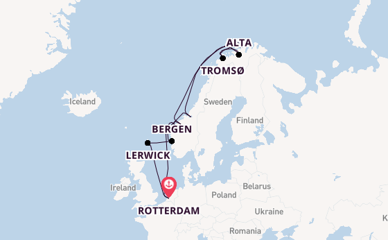 Norway from Rotterdam, The Netherlands with the Nieuw Statendam