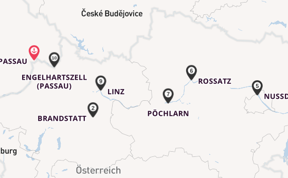 Donau ab Passau auf der MS VistaClassica
