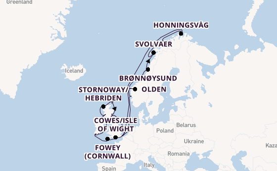 Britse Eilanden vanaf Londen/Dover, Groot-Brittannië met de Seabourn Quest