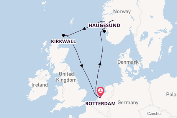 Norway from Rotterdam, Netherlands with the Rotterdam