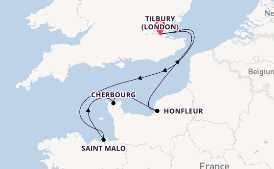 6 day trip from Tilbury (London)