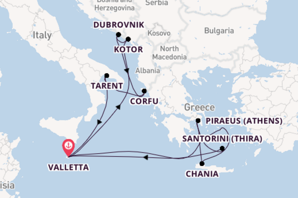 Mediterranean From Valletta with the Azura