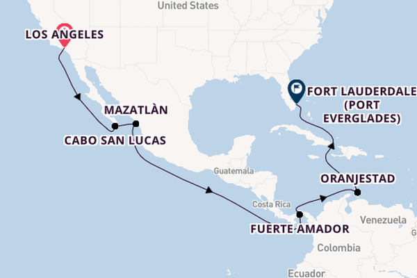 Mexican Riviera from Los Angeles, California with the Star Princess