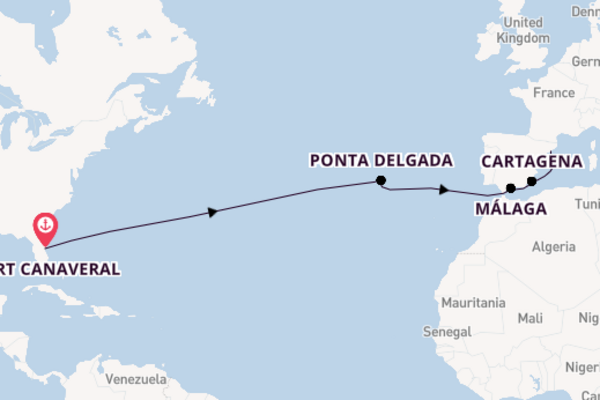 Cruise in 14 dagen naar Barcelona met Royal Caribbean