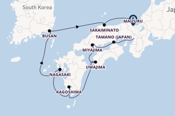 De pracht van het fascinerende Kagoshima