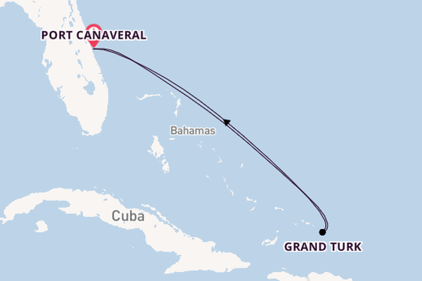 Caribbean from Port Canaveral, Florida with the Adventure of the Seas