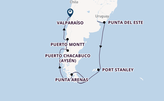 Südamerika ab Buenos Aires, Argentinien auf der Seven Seas Mariner