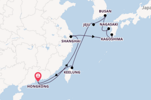 Kreuzfahrt mit der Mein Schiff 6 nach Hongkong