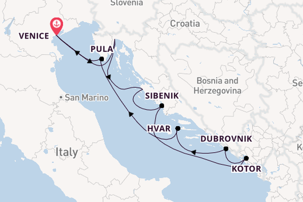 Eastern Mediterranean from Venice, Italy with the Azamara Journey