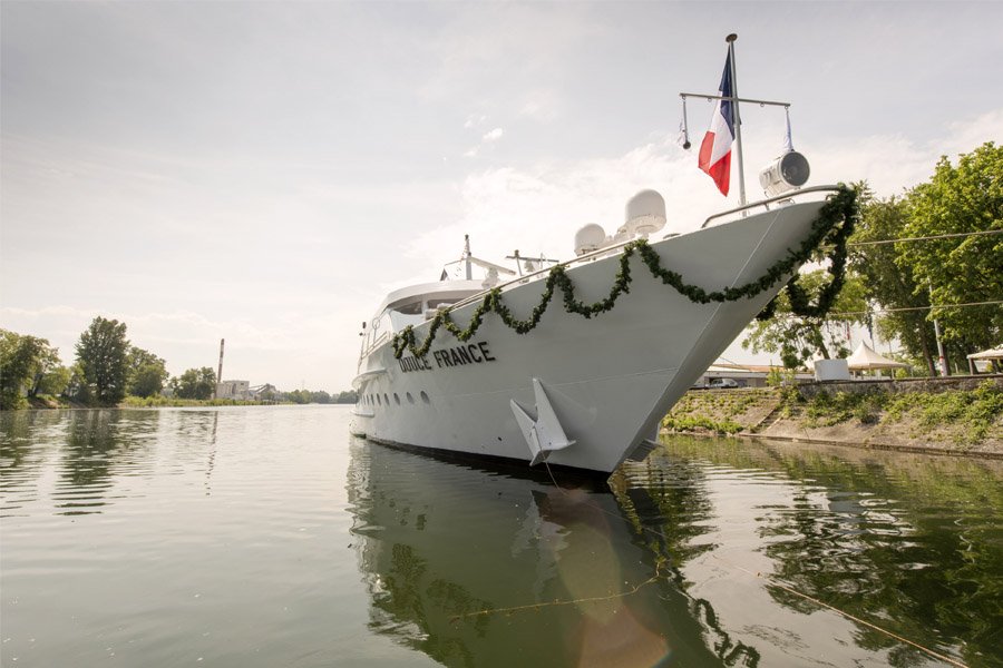 Donau ab Passau, Deutschland auf der MS Douce France