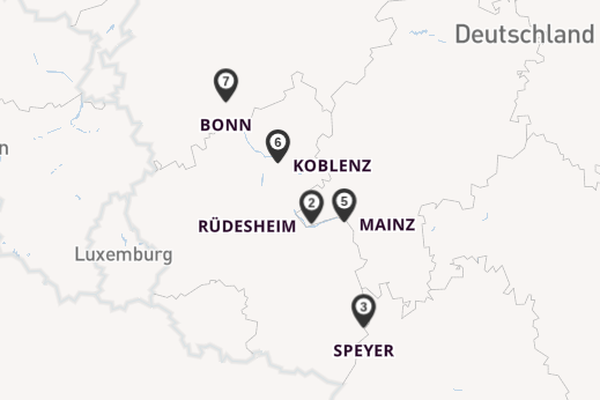 Rhein ab Köln, Deutschland auf der A-ROSA CLEA