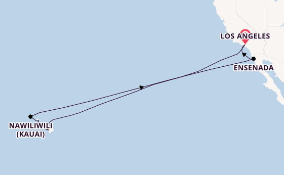Luxury Pacific Dreams: Hawaii Cruise & Los Angeles Stay 