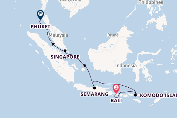 South East Asia from Bali, Indonesia with the Luminara
