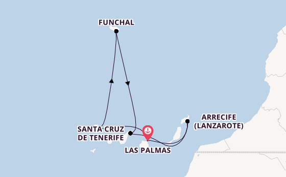 Kanarische Inseln ab Las Palmas, Gran Canaria auf der Mein Schiff Relax