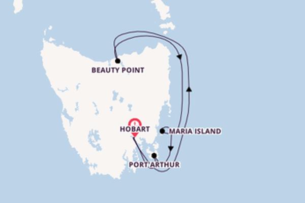 Cruise met Ponant naar het betoverende Hobart