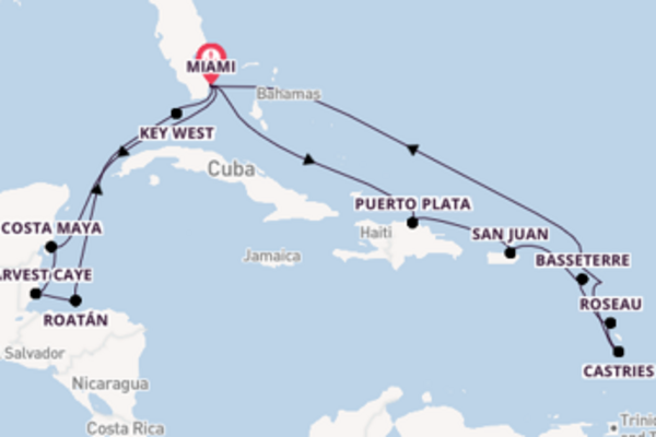 Trip with Regent Seven Seas Cruises from Miami