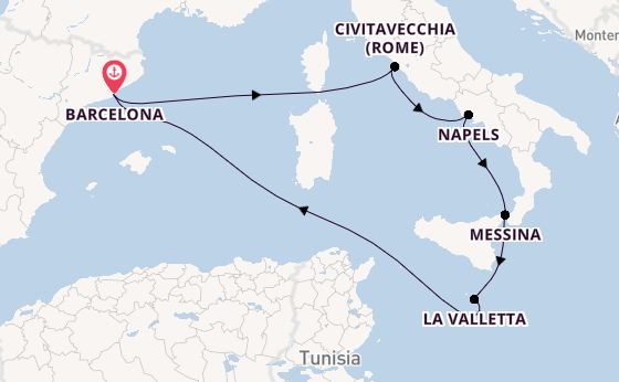 Westelijke Middellandse Zee vanaf Barcelona, Spanje met de Celebrity Equinox