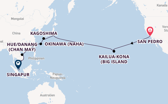 Sapphire Princess - Aloha & Asien