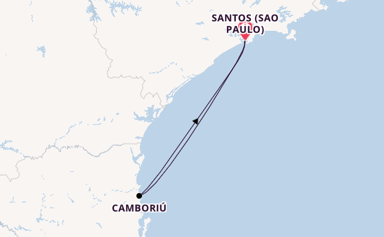 Brasilien ab Santos (Sao Paulo), Brasilien auf der MSC Seaview