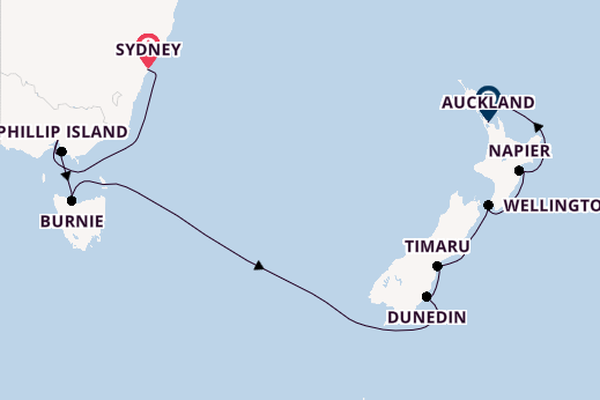 Australia and New Zealand from Sydney, Australia with the Seven Seas Explorer