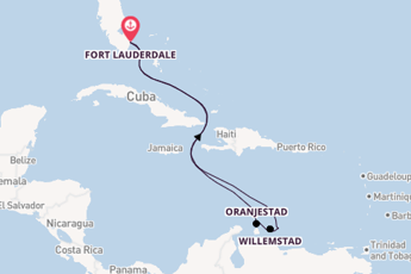 Zuidelijke Caraïben vanaf Fort Lauderdale, Verenigde Staten met de Regal Princess