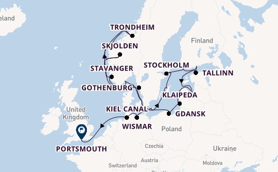 Norway from Copenhagen, Denmark with the Azamara Quest