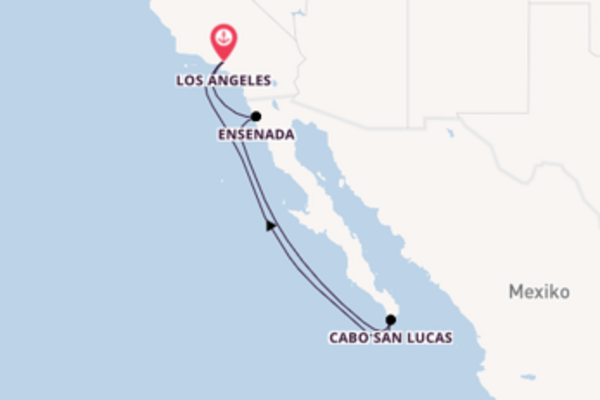 Wunderschöne Kreuzfahrt über Ensenada ab Los Angeles