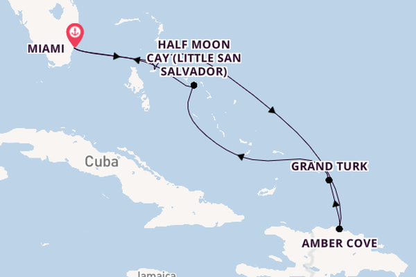Caribbean from Miami, Florida with the Zuiderdam