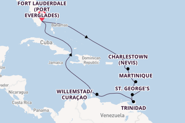 Voyage with Princess Cruises from Fort Lauderdale (Port Everglades)